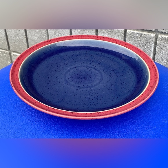 Red & Blue DENBY HARLEQUIN Dinner Plate Replacement - Picture 2 of 14